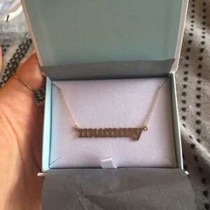 18k Yellow Gold Meghan Markle Mummy Necklace